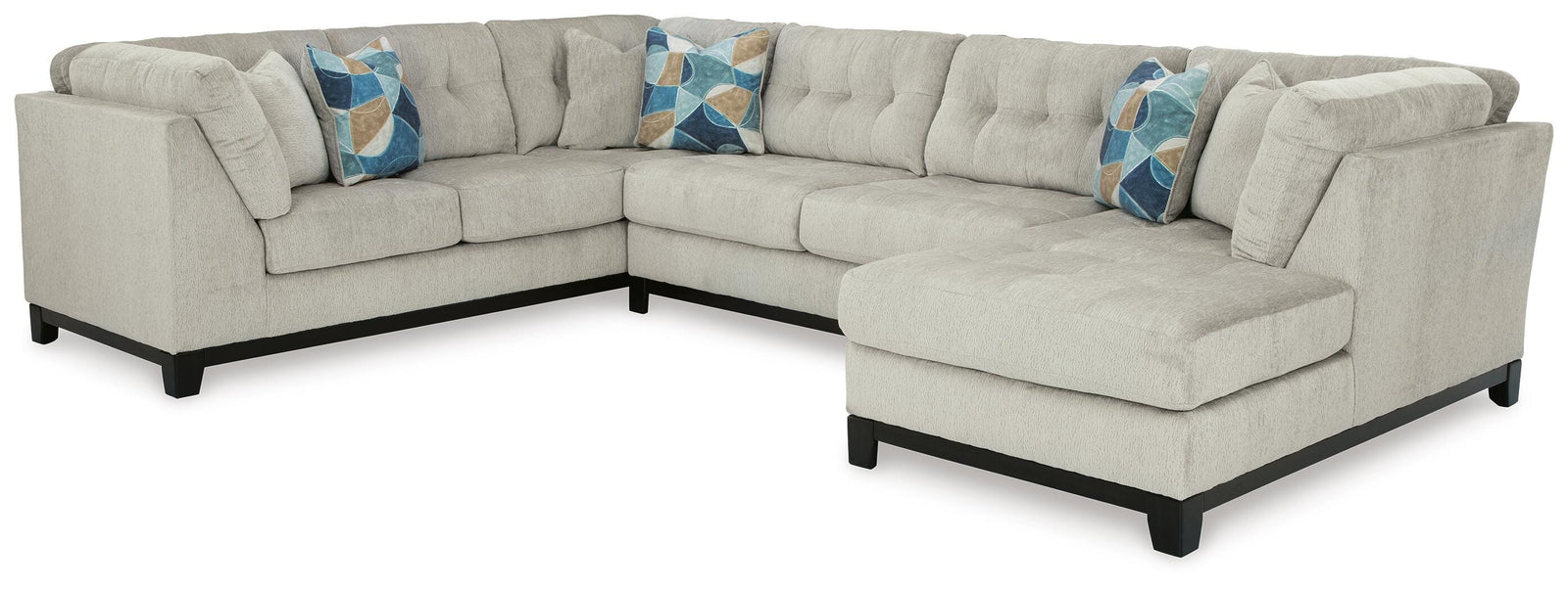 Maxon Place 3-Piece Sectional with Chaise (33004-SI)