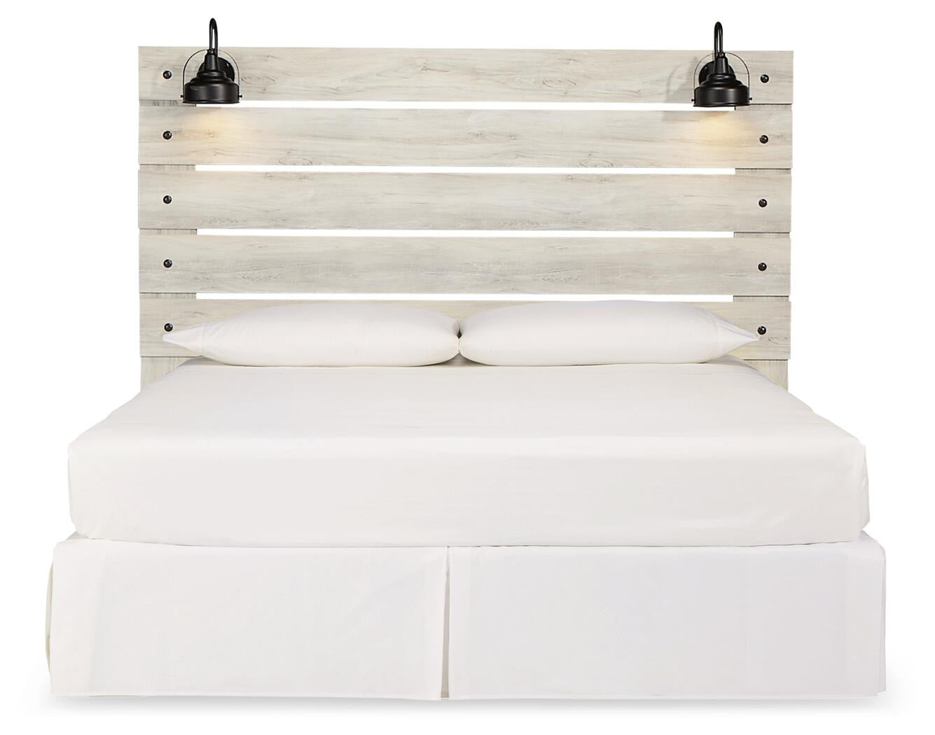 Cambeck Panel Headboard - Whitewash (B192-SI) - Image 3