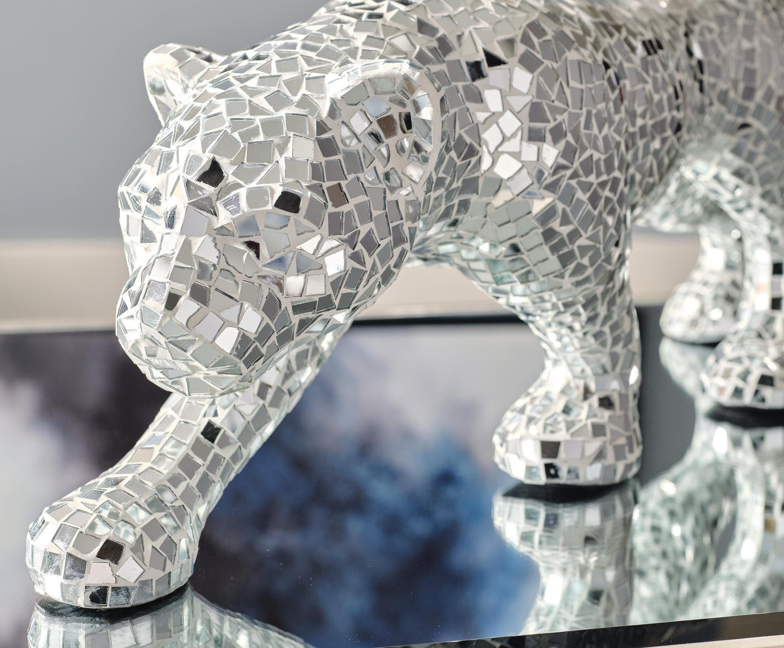 Drice Panther Sculpture (A2000412-SI) - Image 4