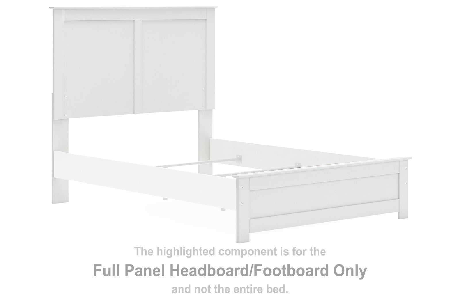 Bostwick Shoals Panel Headboard/Footboard - White (B139-SI) - Image 2