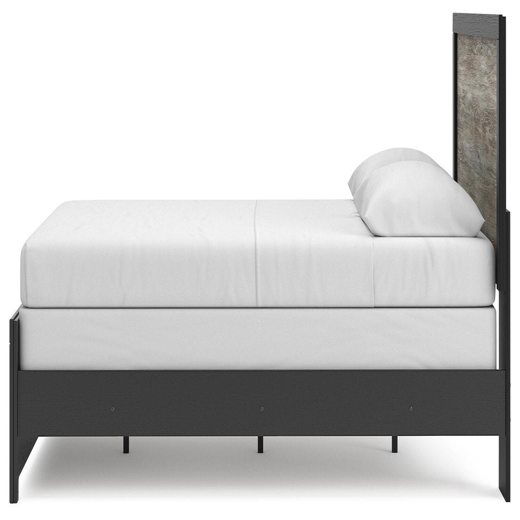 Broachmyn Queen Panel Bed, Dresser, Mirror and Nightstand (PCB1118-SI) - Image 13