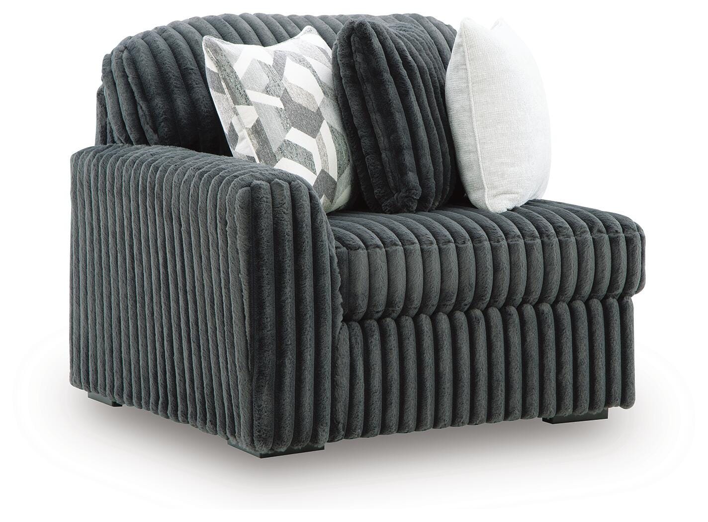 Midnight-Madness Right-Arm Facing Corner Chaise (98105-SI) - Image 3
