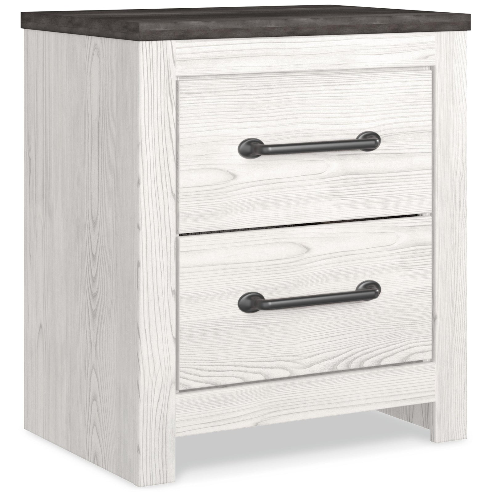 Gerridan Panel Bed and 2 Nightstands - White/Gray (B1190-SI) - Image 7