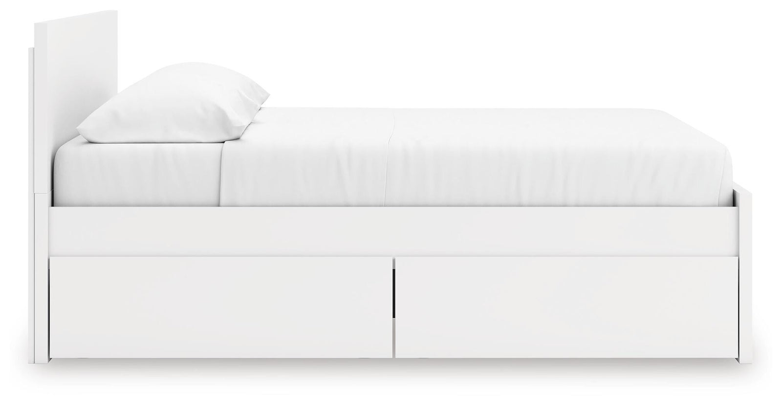 Onita Panel Platform Bed with Storage - White (EB9630-SI) - Image 6