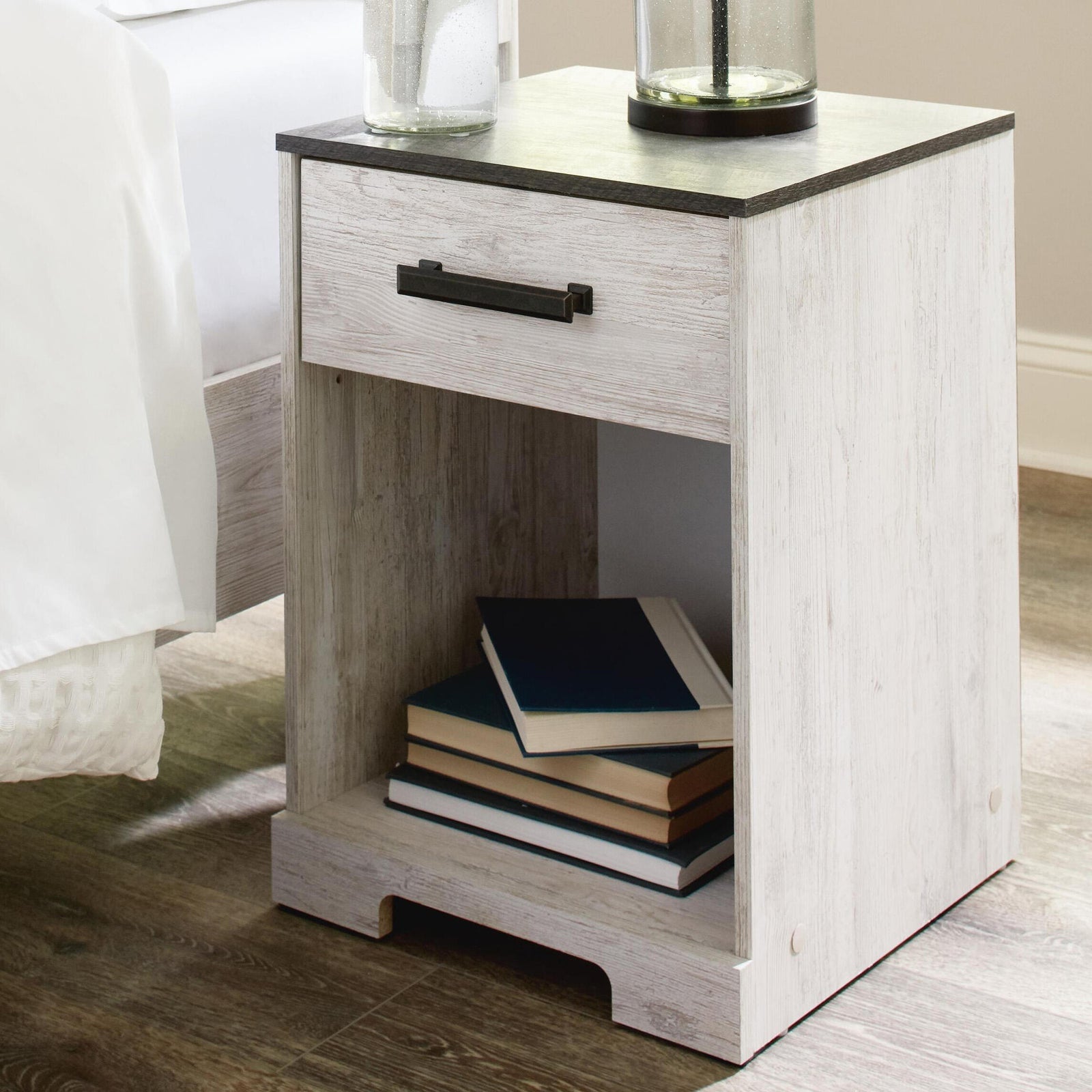 Shawburn Nightstand - Whitewash/Charcoal Gray (EB4121-SI) - Image 5