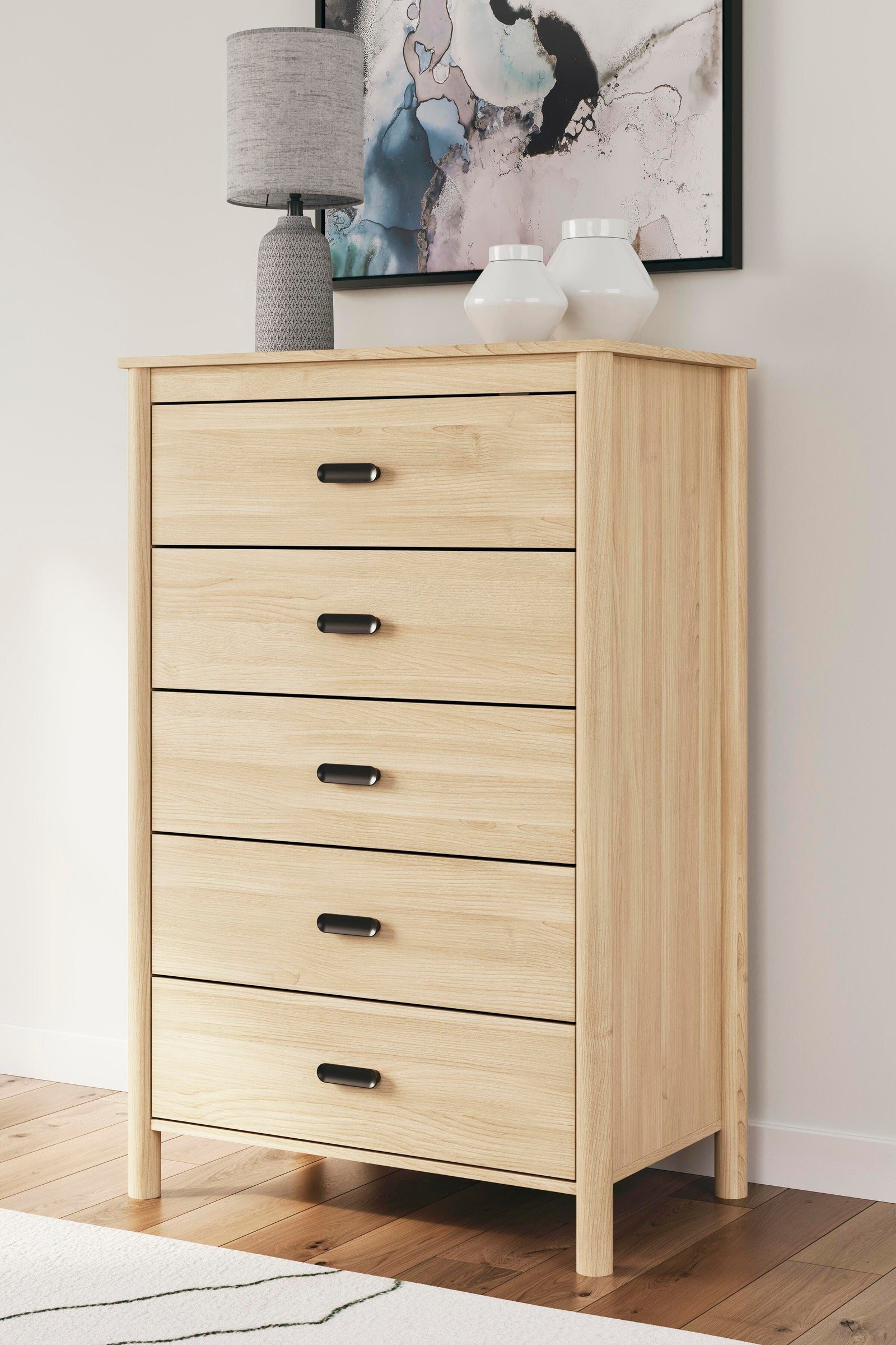 Cabinella Chest of Drawers - Tan (EB2444-SI) - Image 9