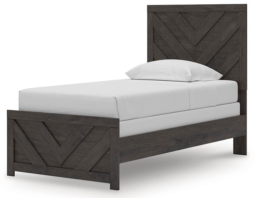 Prendonea Panel Bed, Dresser and Mirror (B3789-SI) - Image 14