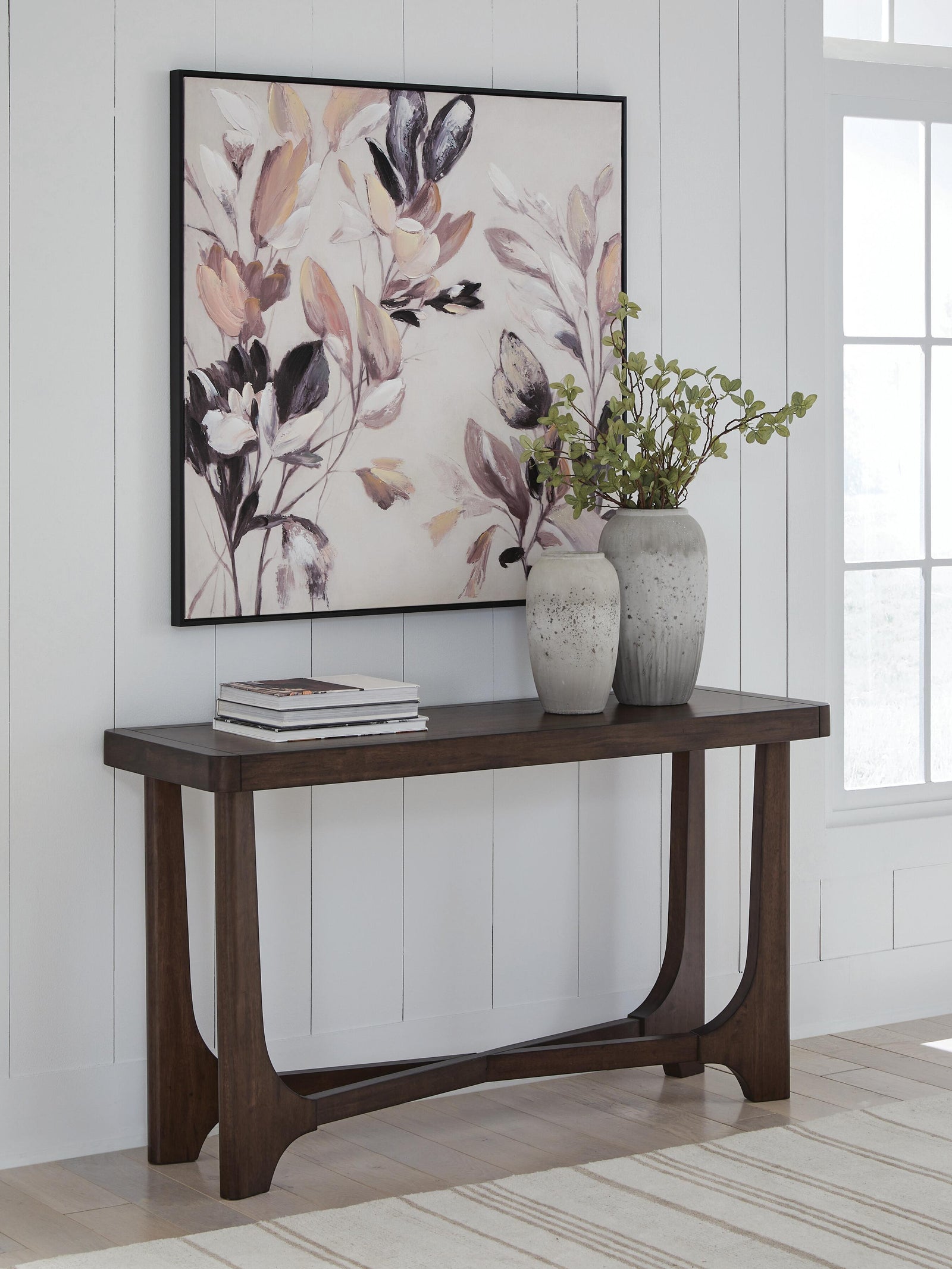 Korestone Sofa Table - Dark Brown (T438-SI) - Image 2