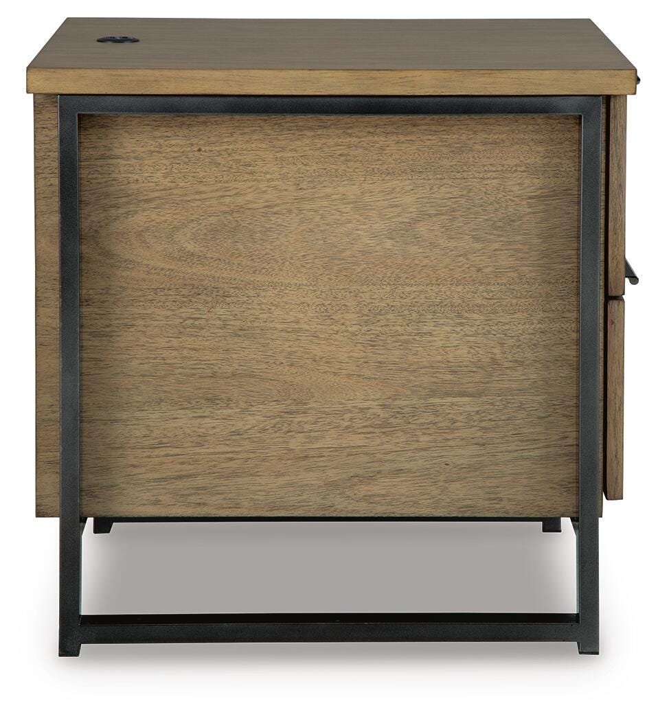 Montia End Table - Light Brown (T602-SI) - Image 5