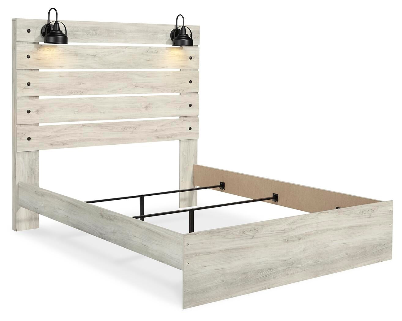 Cambeck Panel Bed - Whitewash (B192-SI) - Image 3