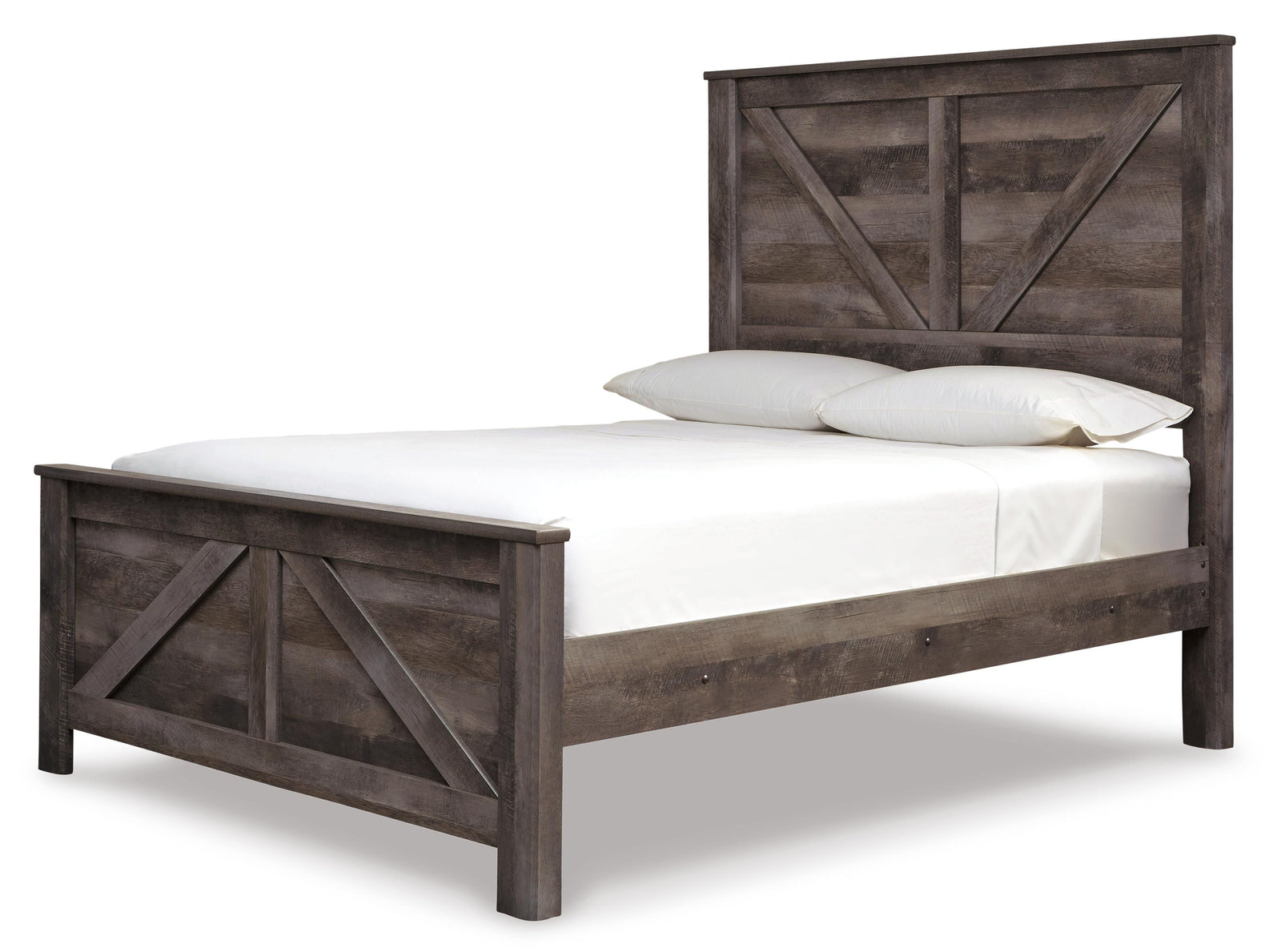Wynnlow Crossbuck Panel Bed - Gray (B440-SI) - Image 5