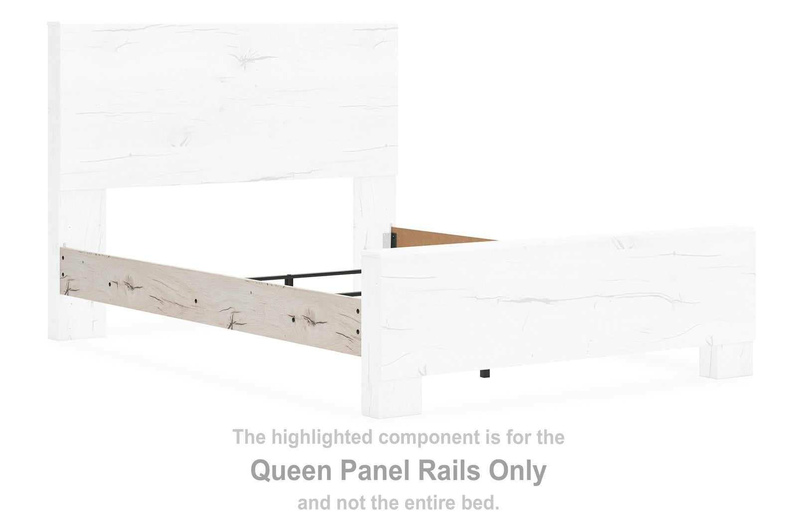 Lawroy Panel Rails - Light Natural (B2310-SI) - Image 3