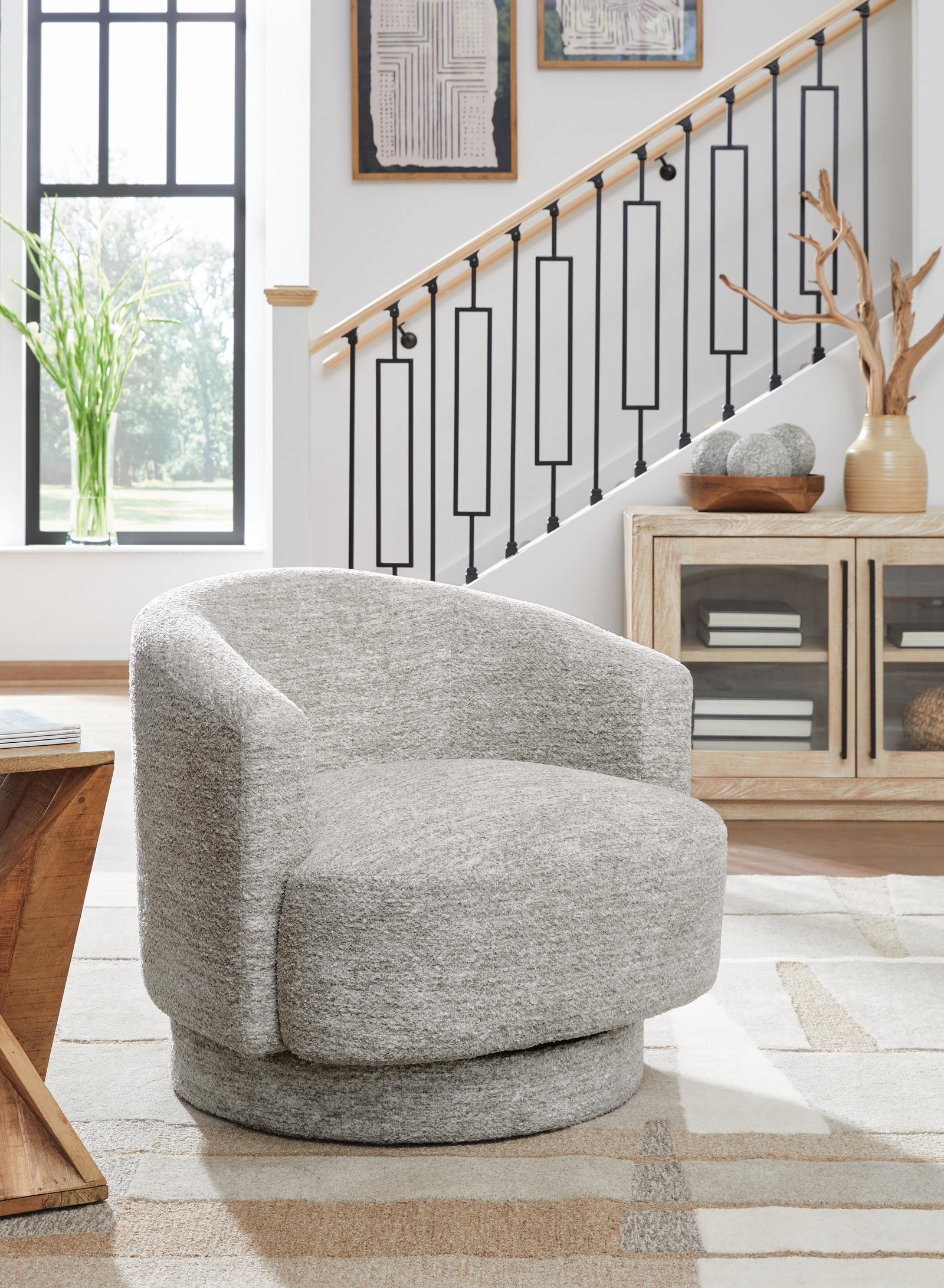 Wardsor Swivel Accent Chair (A3000731-SI) - Image 5