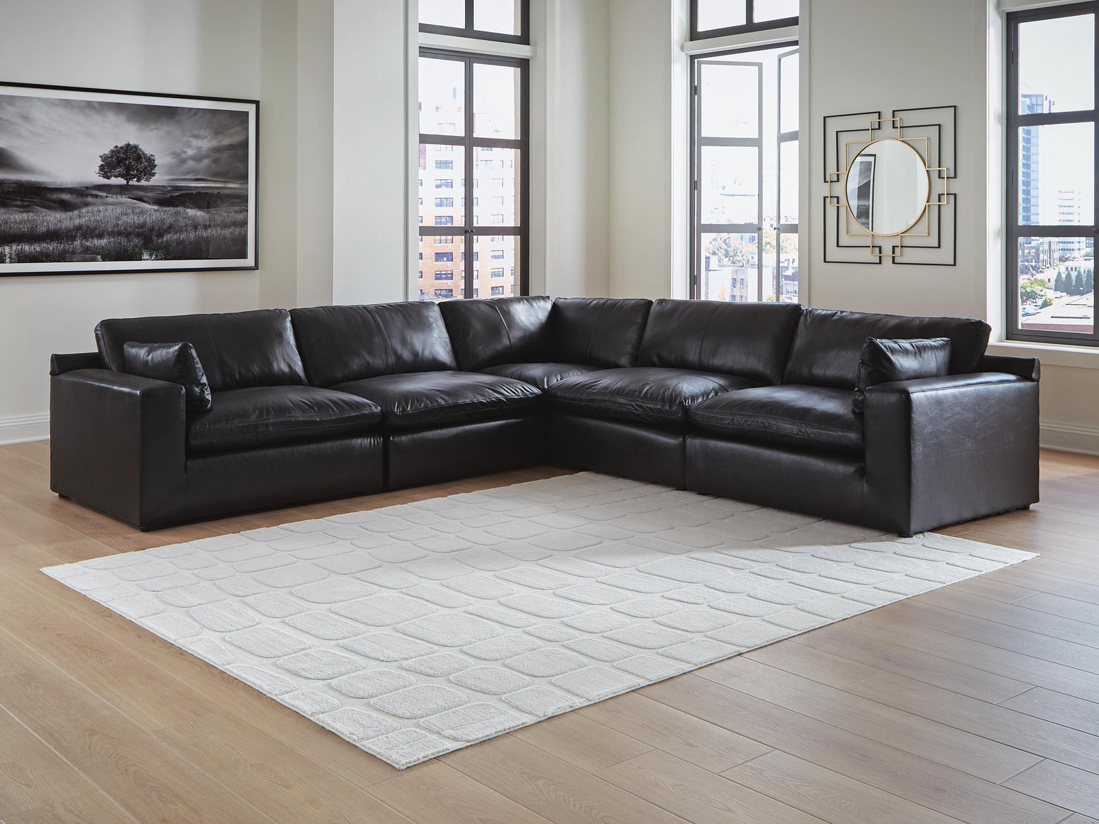 Emilia 5-Piece Sectional (30902-SI) - Image 2