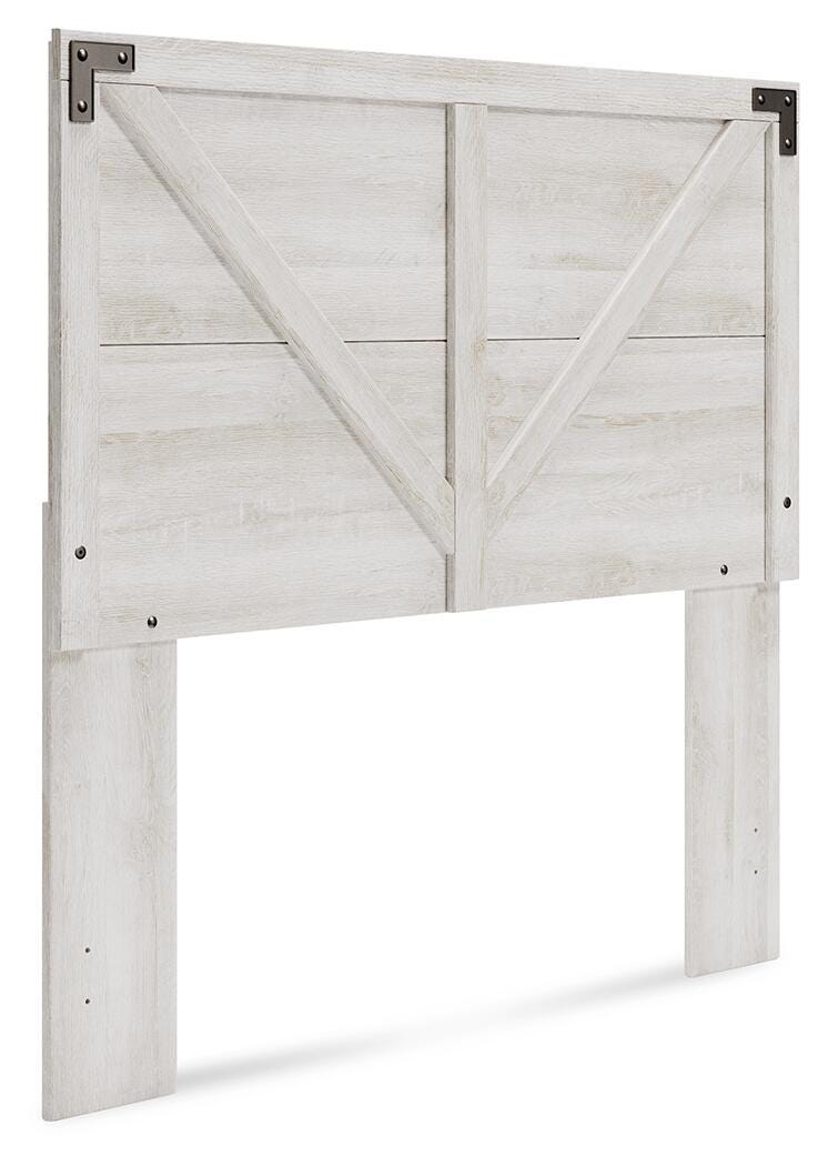 Shawburn Crossbuck Panel Headboard - Whitewash (EB4121-SI) - Image 3
