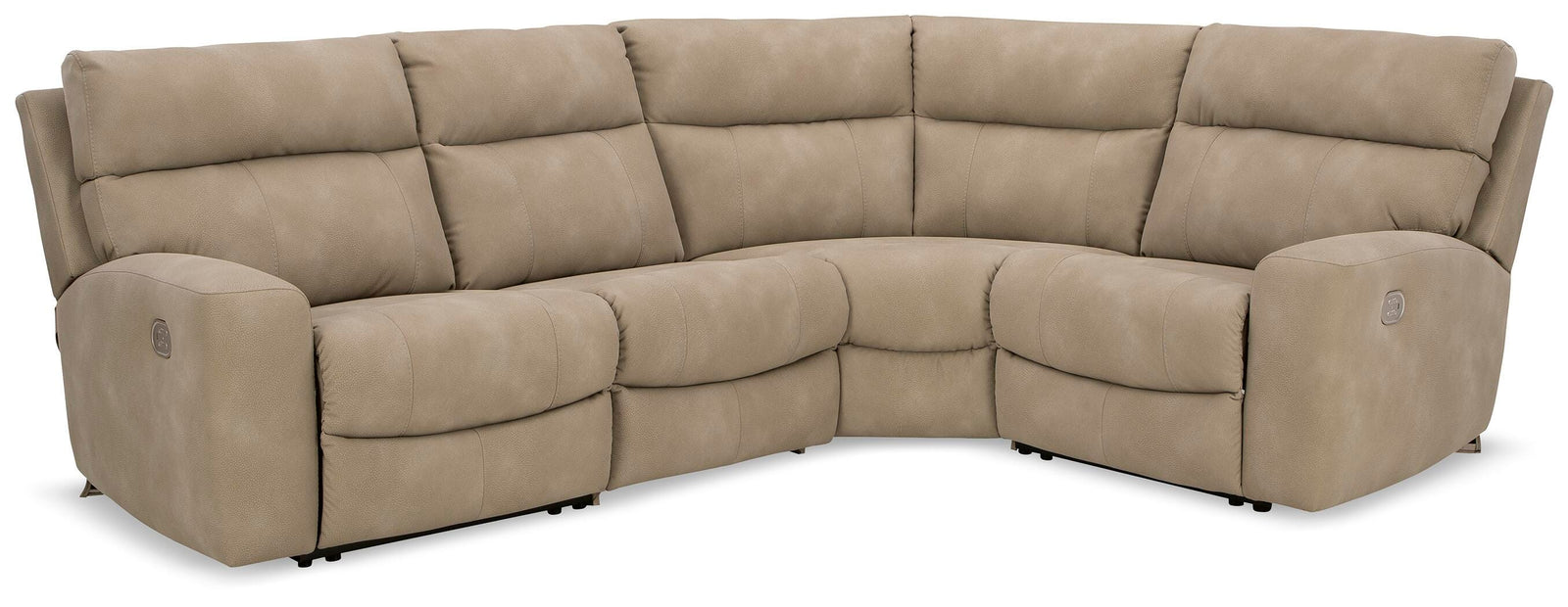 Next-Gen Durapella 4-Piece Power Reclining Sectional (61004-SI)