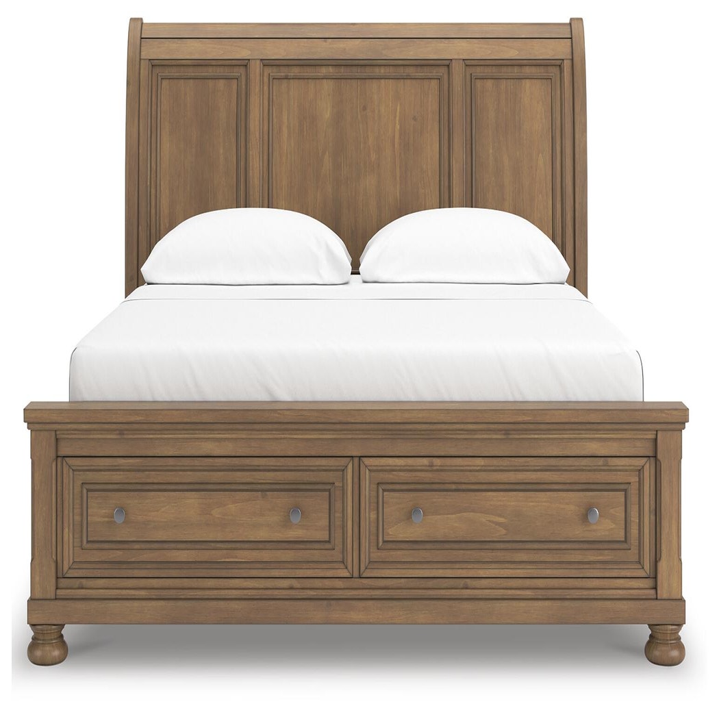 Feddinger California King Storage Sleigh Bed (PCB779-SI) - Image 4