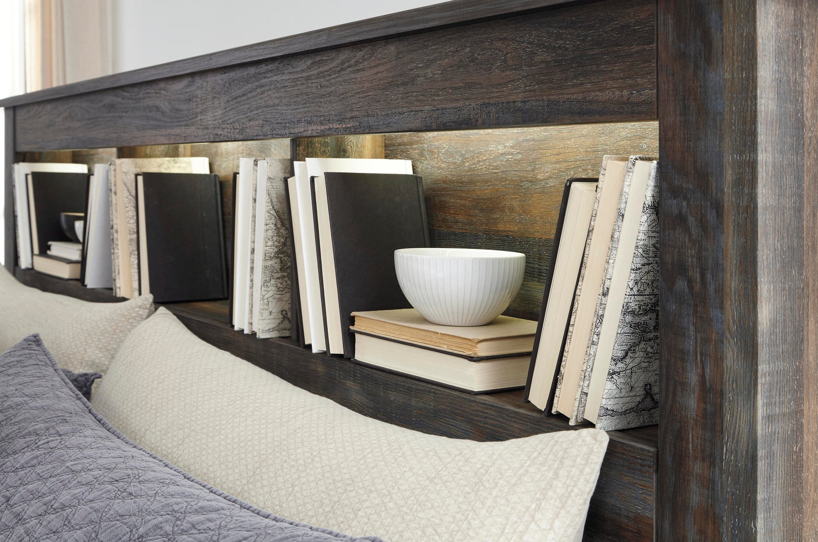 Drystan Bookcase Headboard - Multi (B211-SI) - Image 4