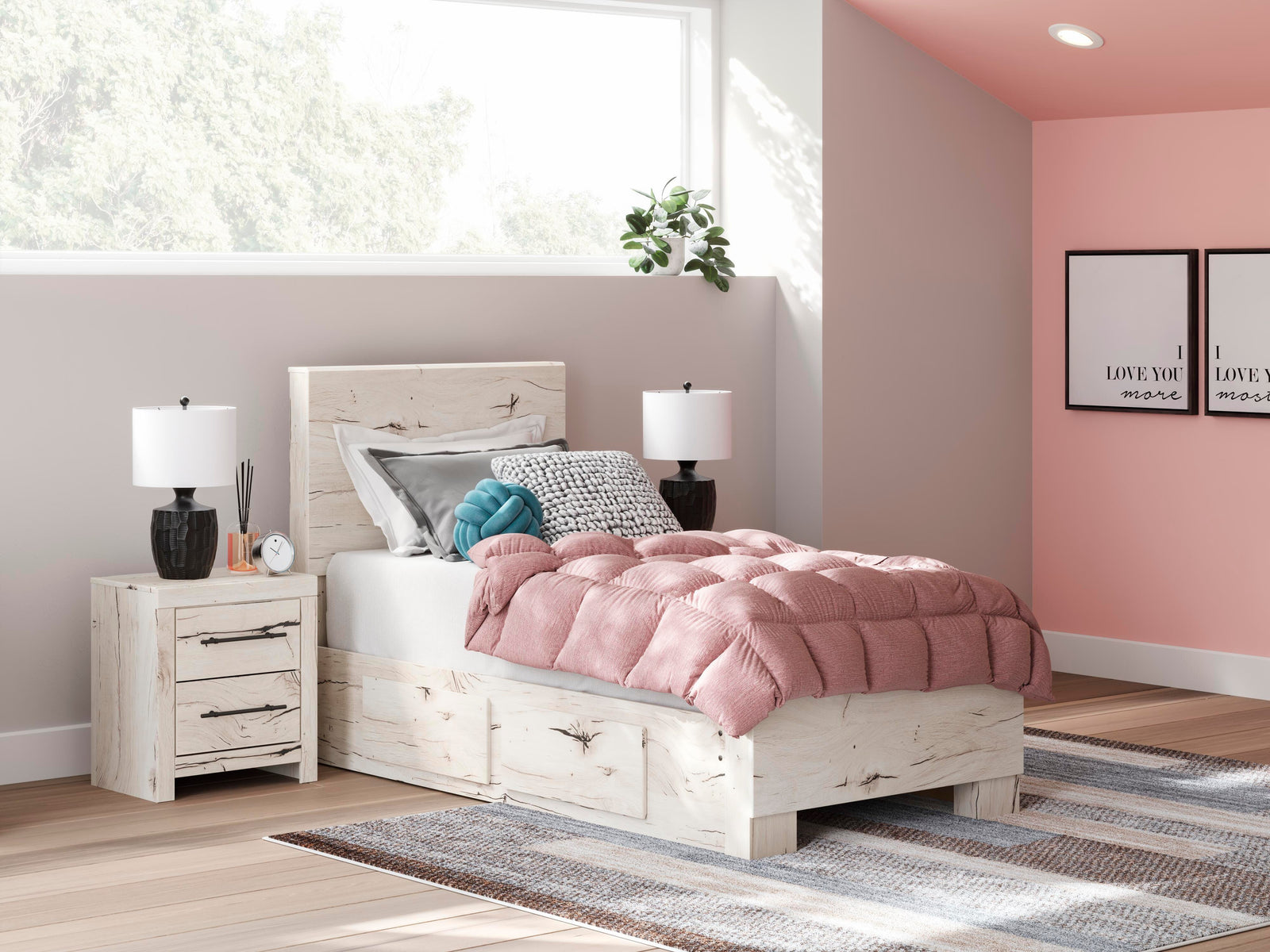 Lawroy Panel Headboard, Dresser and Mirror - Light Natural (B2310-SI) - Image 11