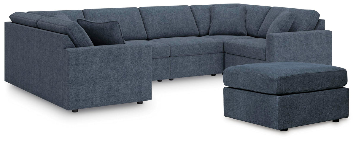 Modmax 6-Piece Sectional and Ottoman (92121-SI)