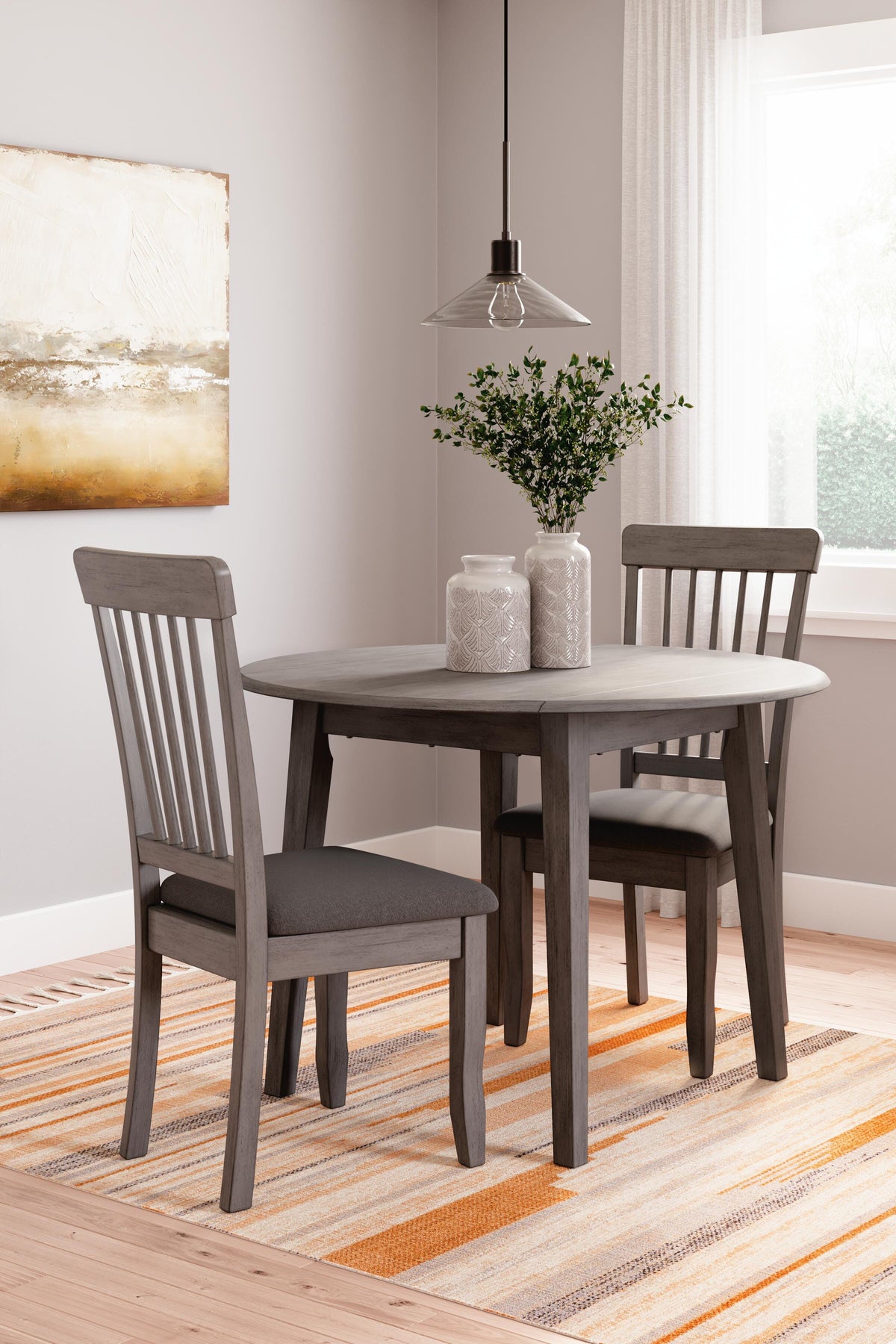 Shullden Dining Table and 2 Chairs (D194-SI) - Image 14