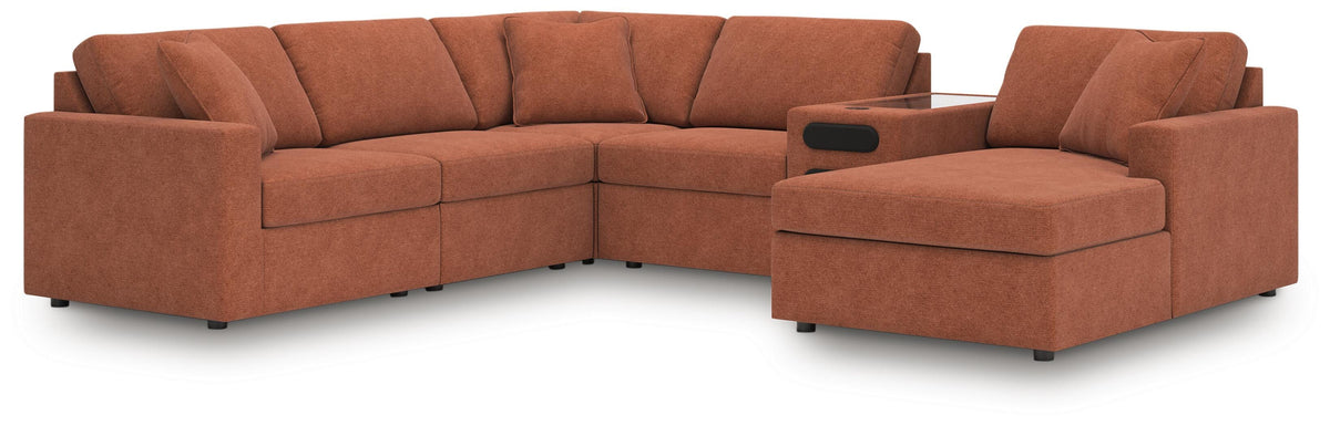 Modmax 6-Piece Sectional with Audio System and Chaise (92102-SI)
