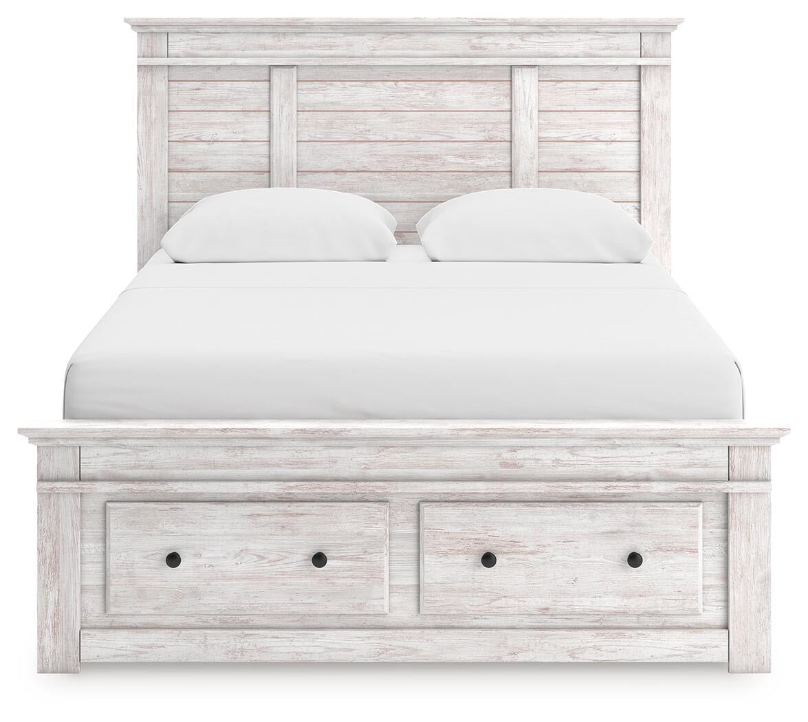 Makidern Queen Panel Storage Bed (PCB1171-SI) - Image 6