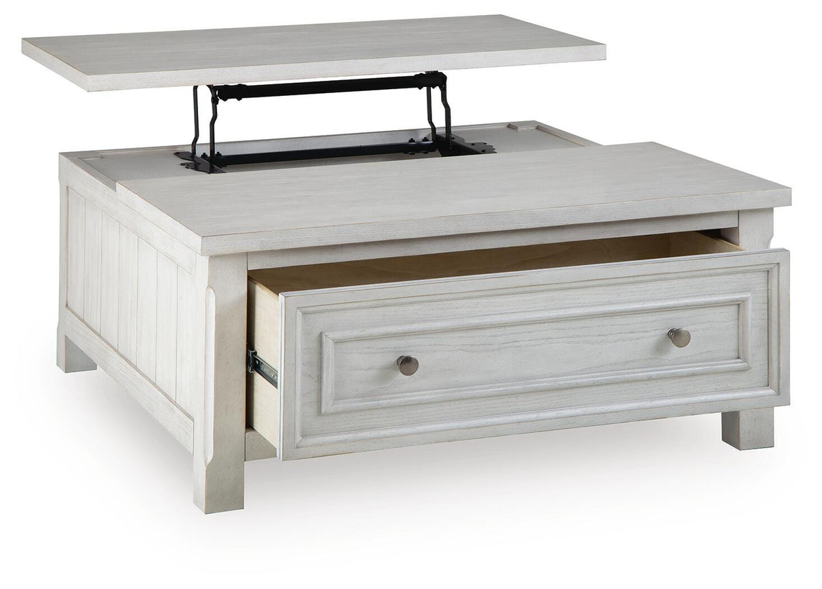 Robbinsdale Lift-Top Coffee Table - Antique White  (T729-SI) - Image 3