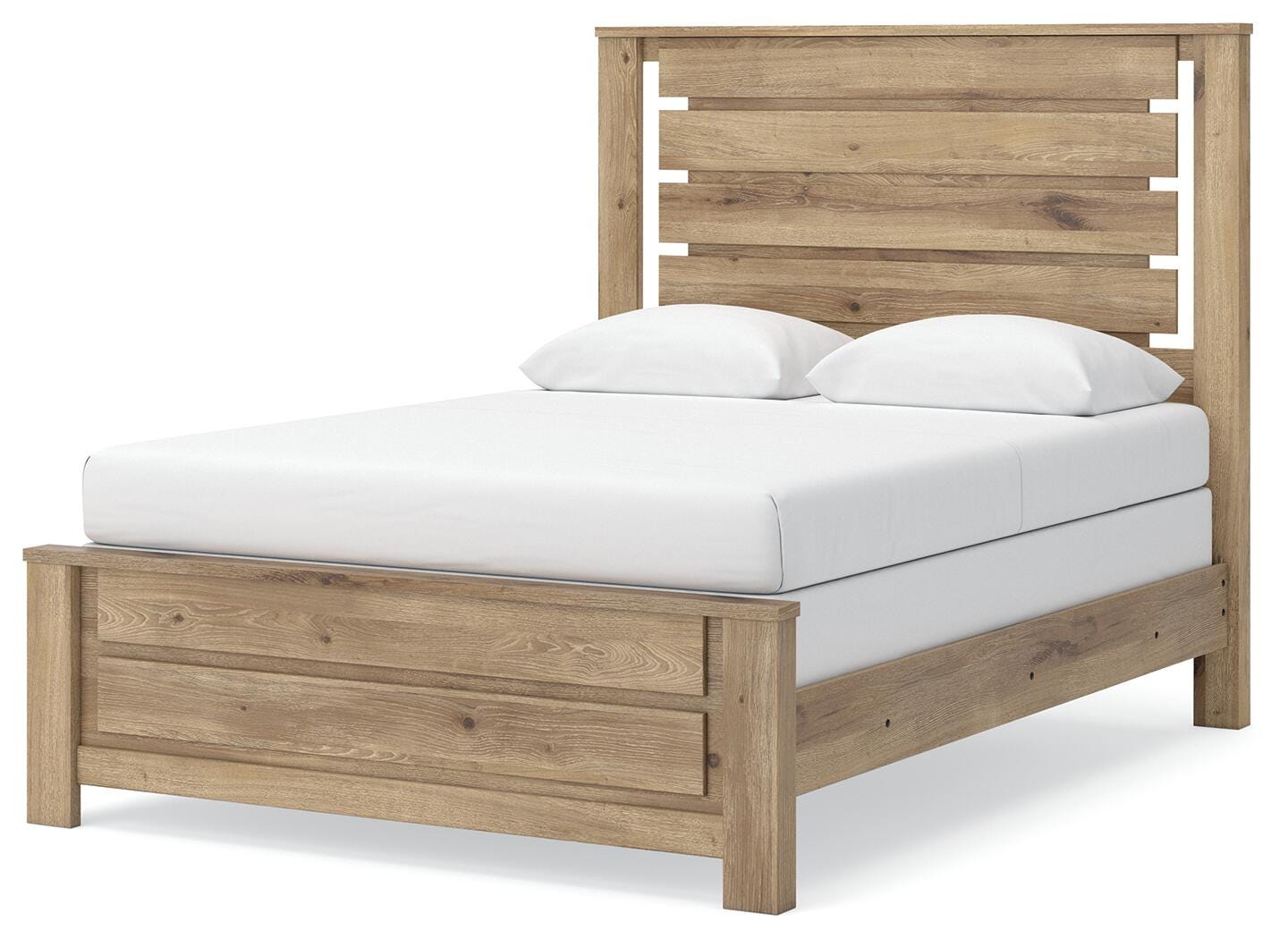 Brozmont Panel Bed, Dresser and Mirror (B1045-SI) - Image 15