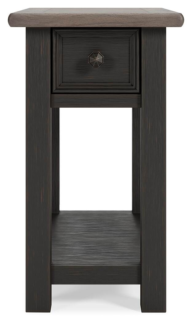 Tyler Creek Chairside End Table - Grayish Brown/Black  (T736-SI) - Image 4