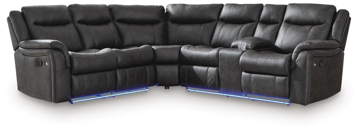 Sultan Meadow 2-Piece Reclining Sectional (PC13001-SI) - Image 5