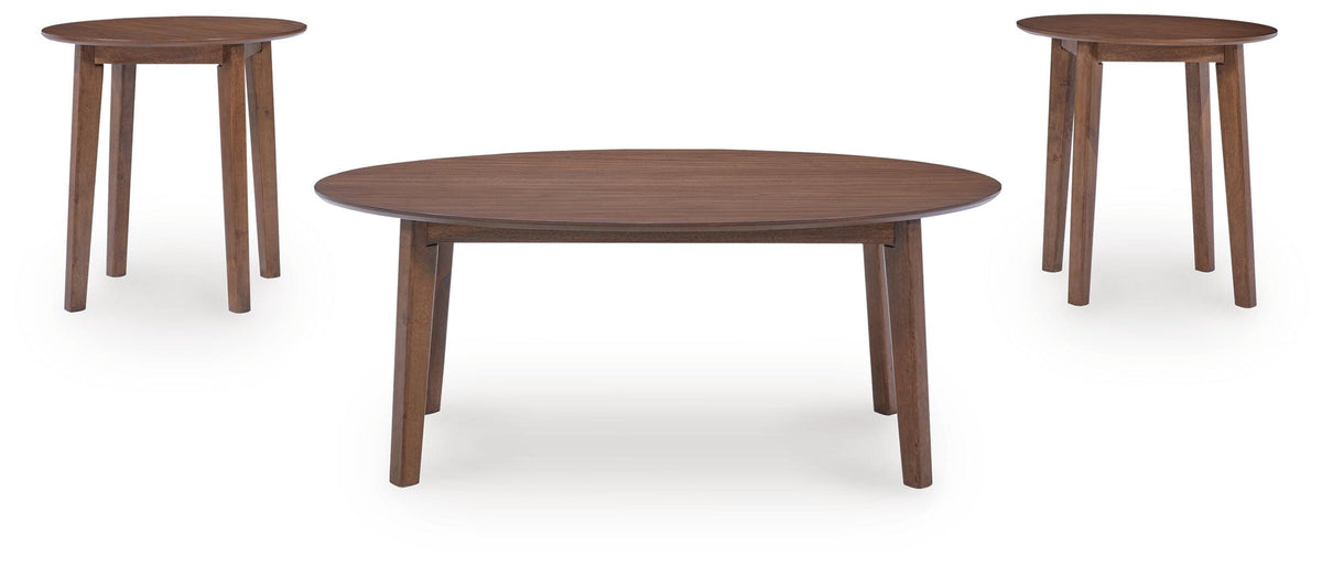 Gordonay Table (Set of 3) - Brown  (T155-SI) - Image 3
