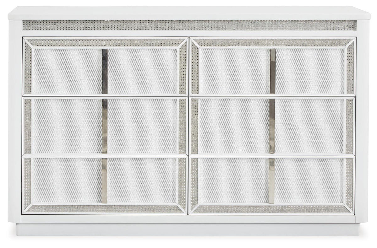 Chalanna Dresser - White  (B822-SI)
