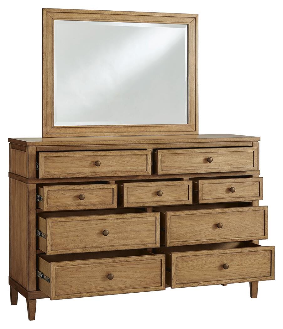 Sharlance Dresser and Mirror - Brown  (B895-SI) - Image 3