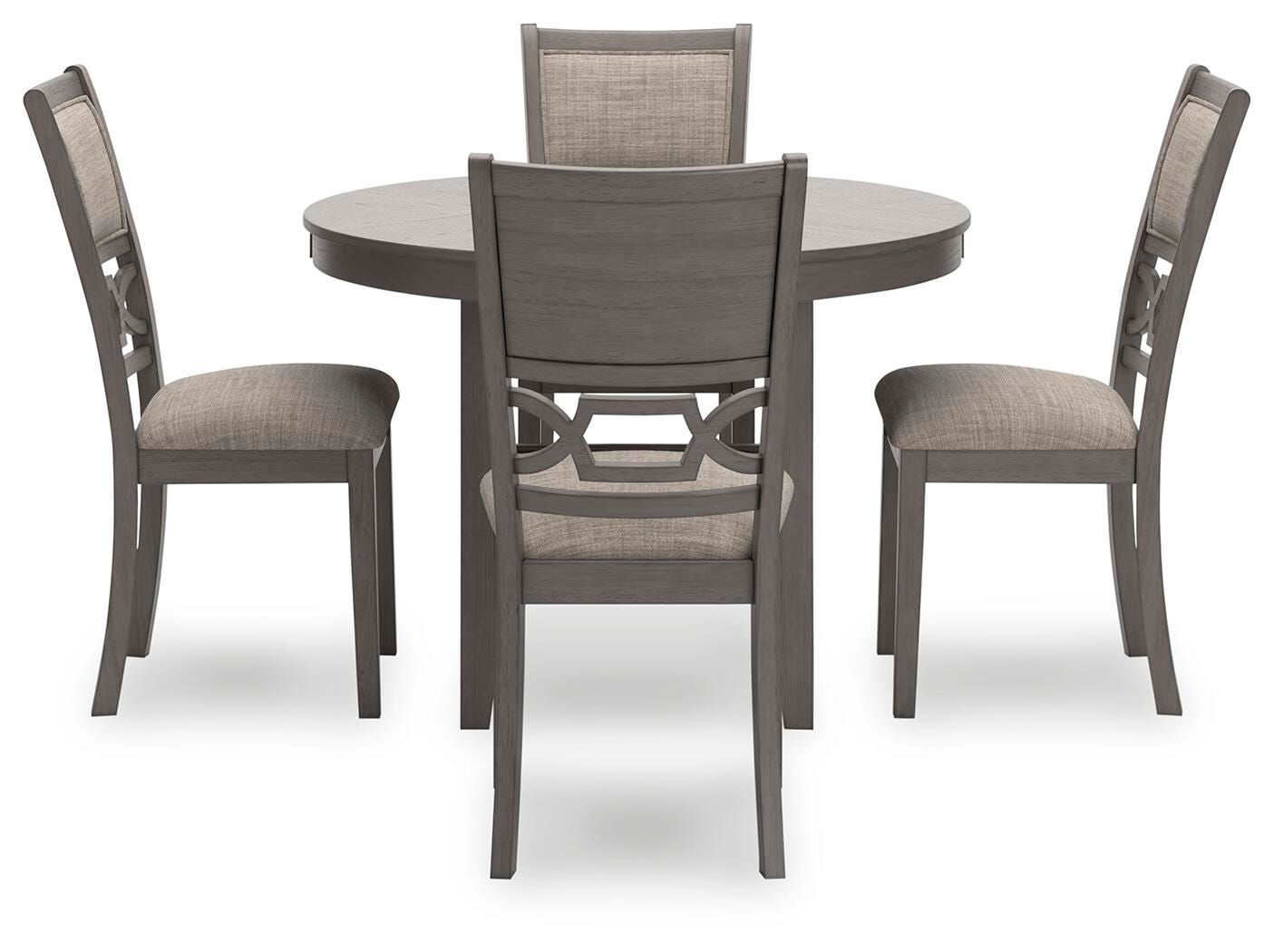 Wrenning Dining Table and 4 Chairs (Set of 5) (D425-SI) - Image 2