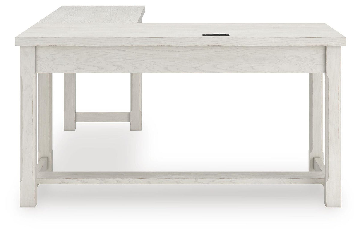 Robbinsdale L-Shaped Home Office Desk (H742-SI) - Image 7