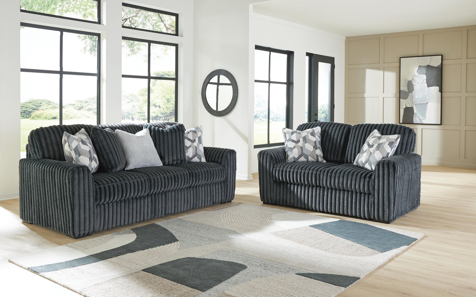 Midnight-Madness Sofa and Loveseat (98105-SI) - Image 8