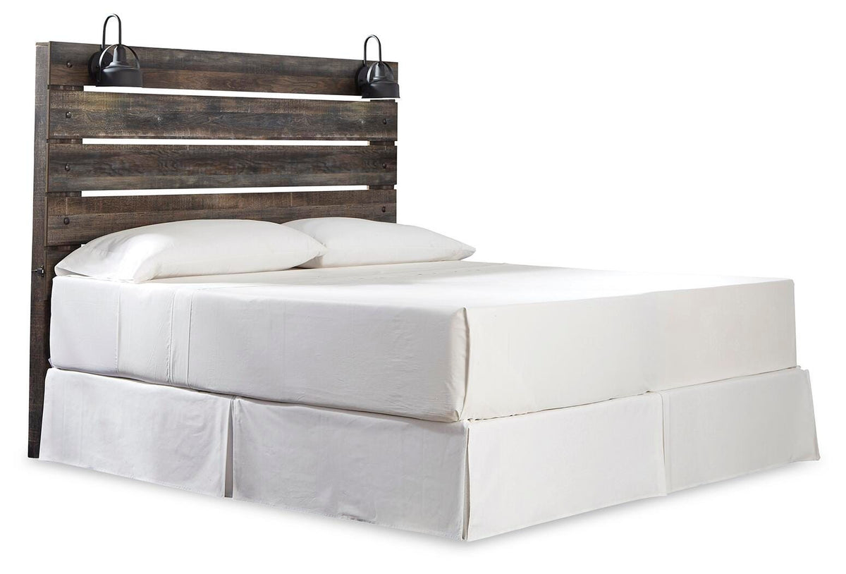 Drystan Panel Headboard with Metal Frame, Dresser, Mirror, and Nightstand - Multi  (B211-SI) - Image 4