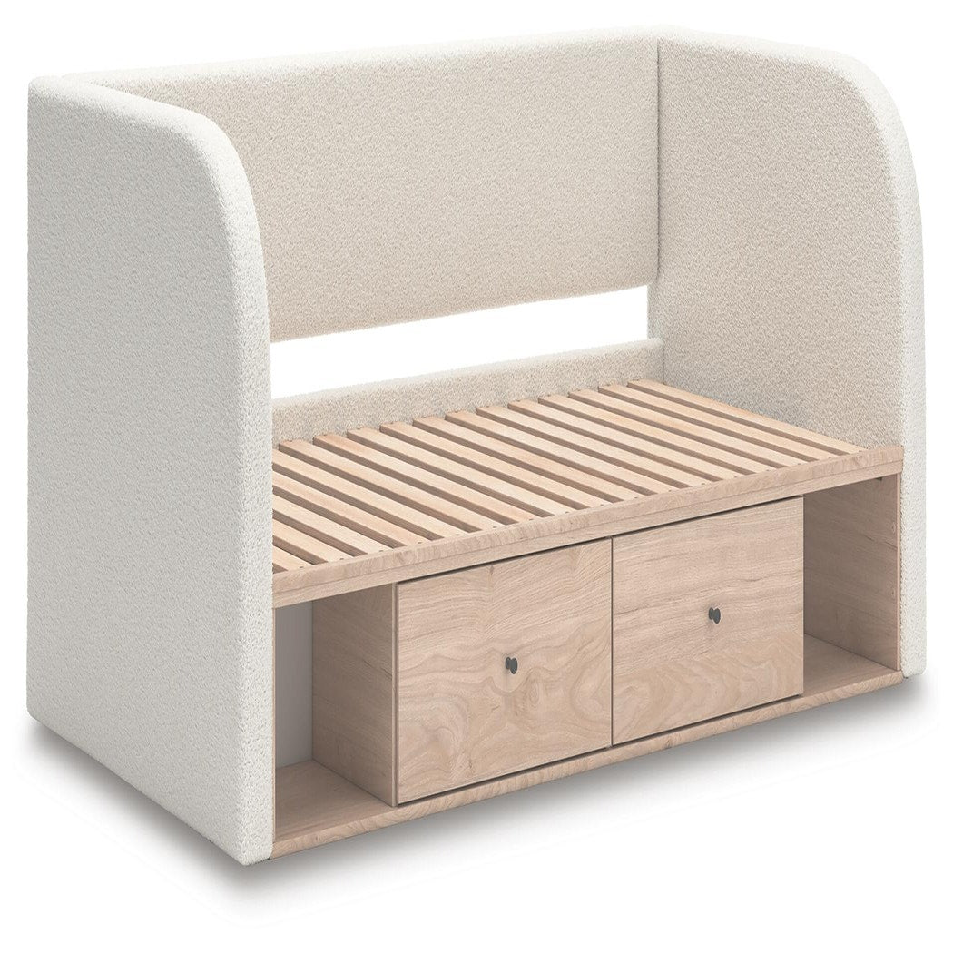 Arloster Twin Upholstered Day Bed with Storage (PCB1566-SI) - Image 3