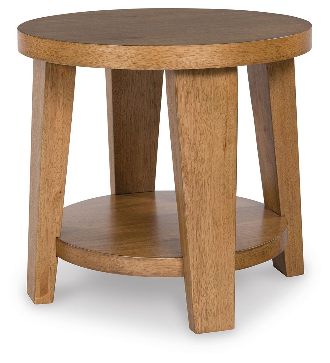 Kristiland End Table - Light Brown  (T674-SI) - Image 2