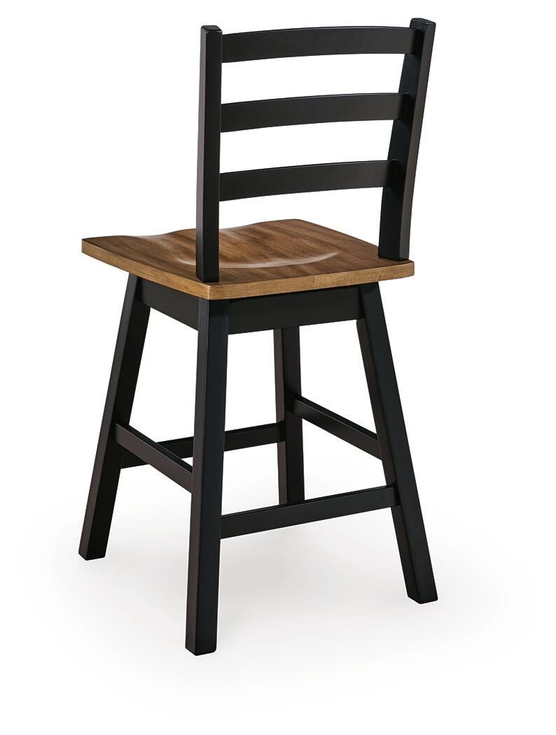 Wildenauer Counter Height Barstool (Set of 2) (D634-SI) - Image 5