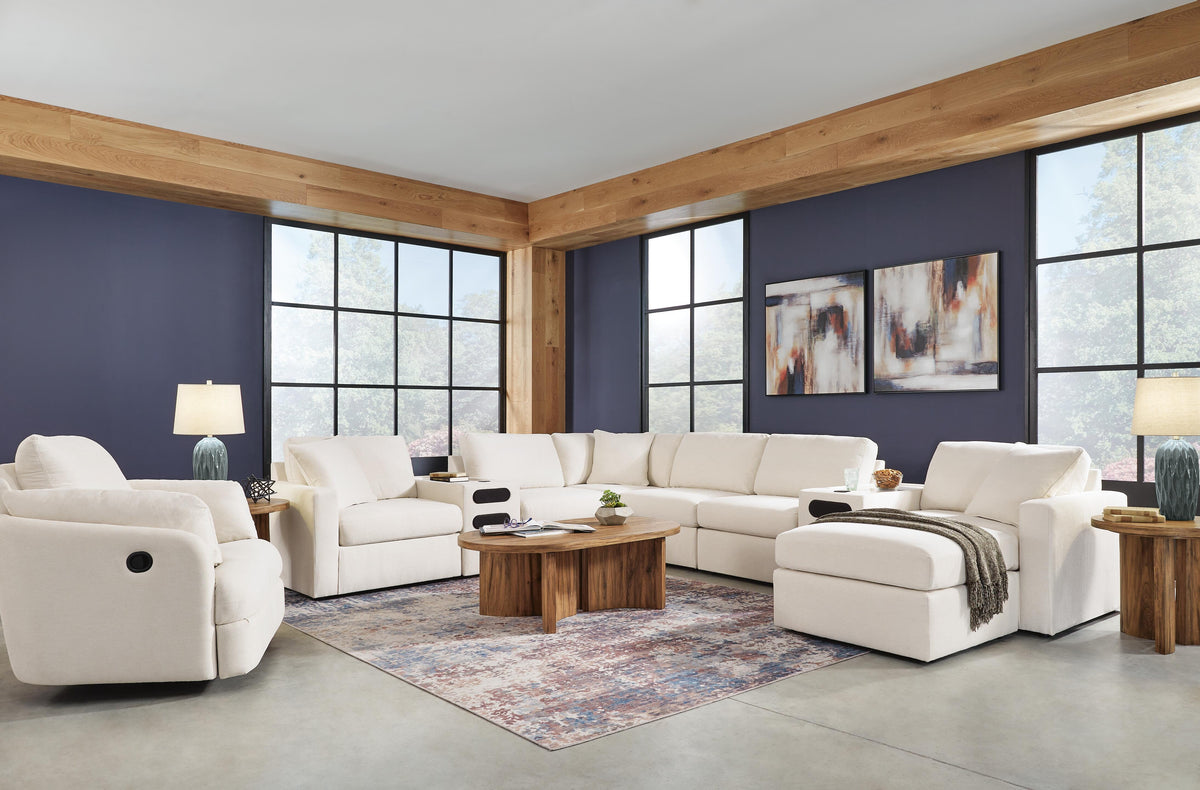 Modmax 8-Piece Sectional with Storage Chaise and Storage Consoles (92103-SI)