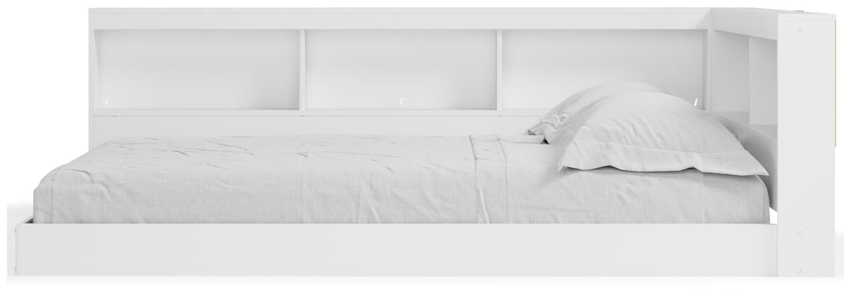 Piperton Bookcase Storage Bed (Youth) - White  (EB1221-SI) - Image 3