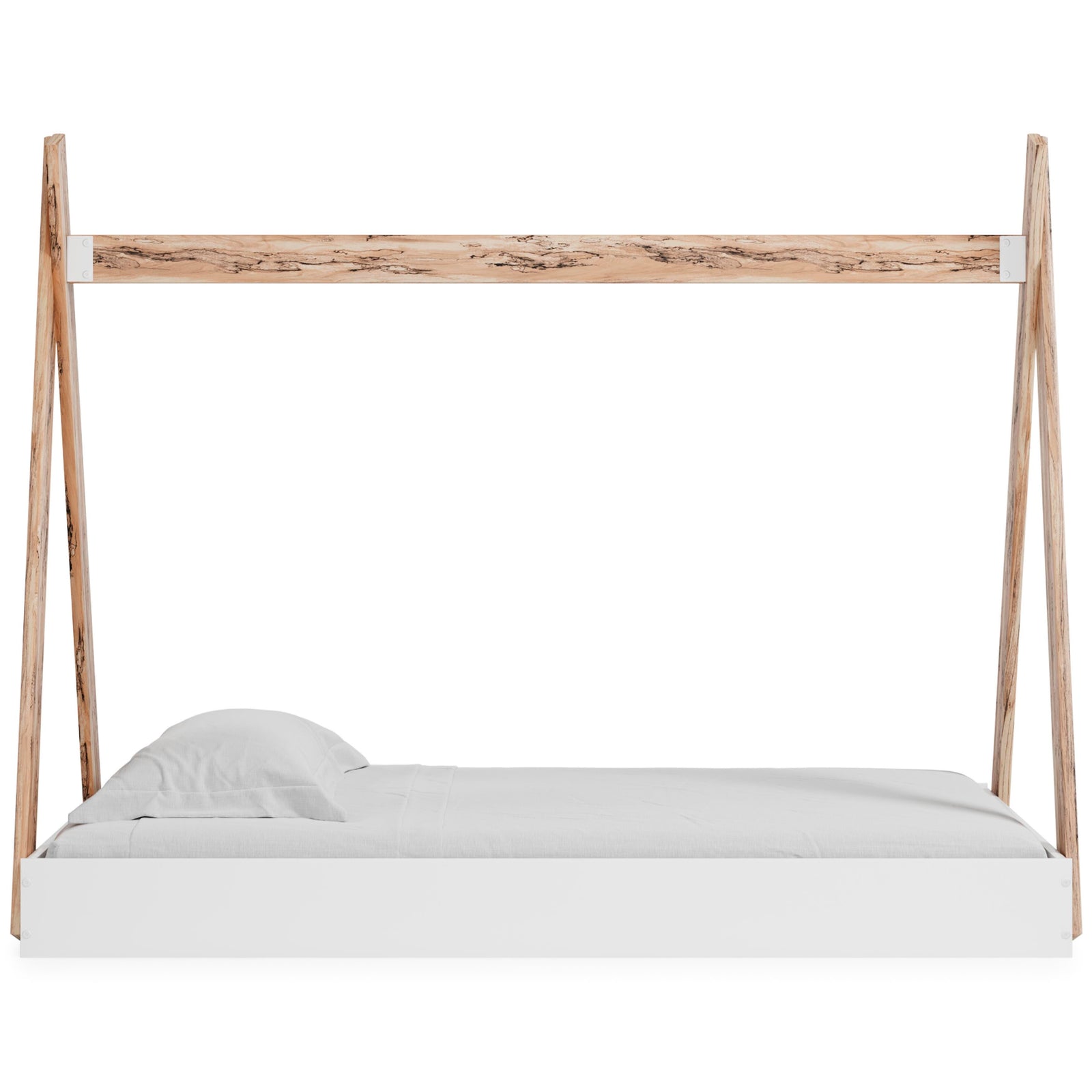 Piperton Tent Complete Bed in Box (Youth) - Two-tone Brown/White  (EB1221-SI) - Image 12