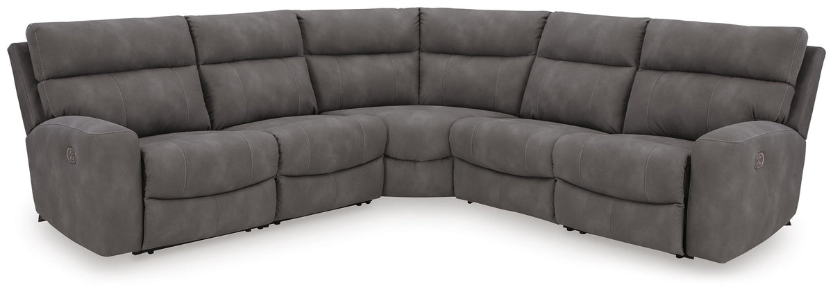 Next-Gen Durapella 5-Piece Power Reclining Sectional (61003-SI)