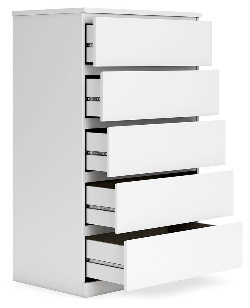 Onita Chest of Drawers - White  (EB9630-SI) - Image 4