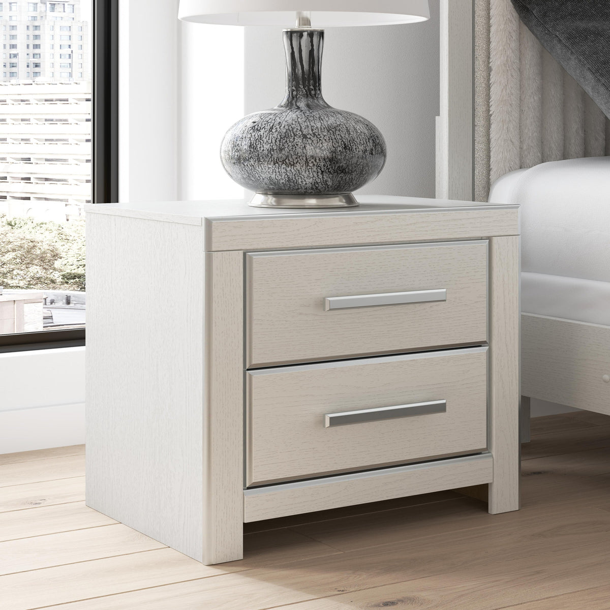 Zuraleus Queen Storage Bed, Dresser, Mirror and Nightstand (PCB3381-SI) - Image 24