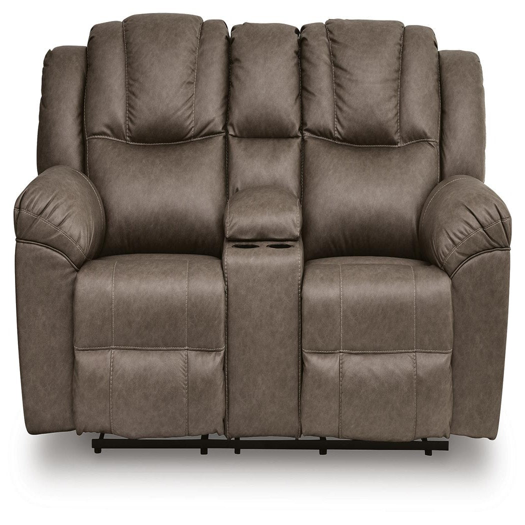 Lowilla Reclining Loveseat with Console (PC64506-SI) - Image 7