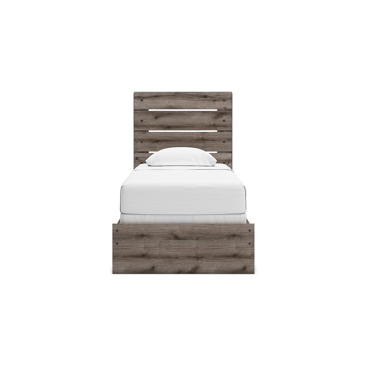 Graystorm Twin Panel Bed (PCB2405-SI) - Image 4
