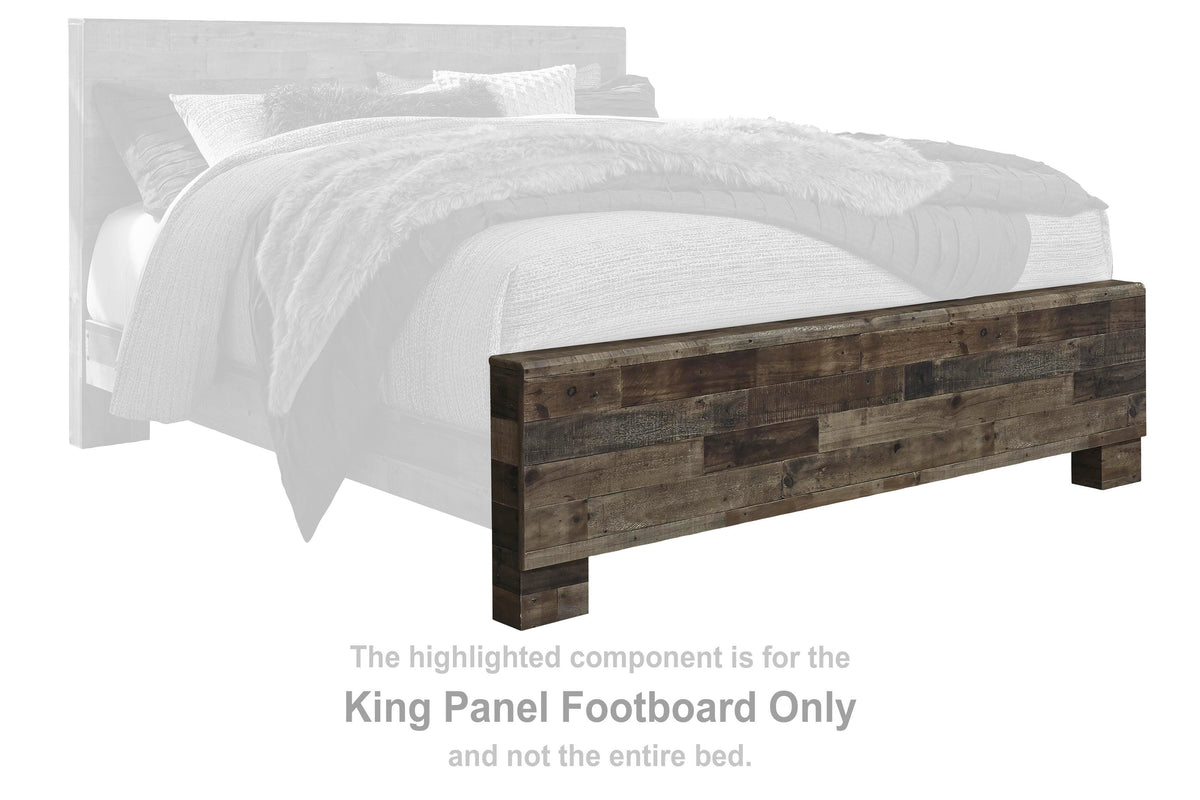 Derekson Panel Footboard - Multi Gray  (B200-SI) - Image 3
